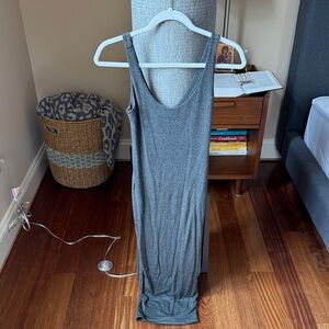 Naked Wardrobe Charcoal Maxi Dress